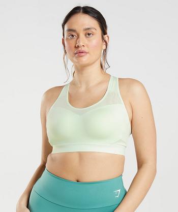 Gymshark Open Back Ženske Sportski Grudnjak Zelene | HR 3430SGL